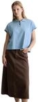 Poloshirt MARC O'POLO DENIM "aus schwerem Single Jersey", Damen, Gr. XXS, blau