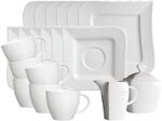 Ritzenhoff & Breker Geschirr-Set "Kaffeeservice Melodie 20er Set wei&szlig;"