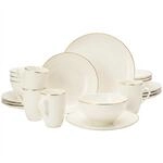 Geschirr-Set SELTMANN WEIDEN "Kombiservice Savona Goldlinie 20er Set creme-gold",