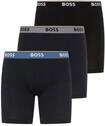 Boxershorts BOSS "BoxerBrLong 3P Power", Herren, Gr. M, open miscellaneous 977,