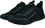 Sneaker BUGATTI, Herren, Gr. 40, schwarz, Lederimitat, Textil, Schuhe Sneaker,
