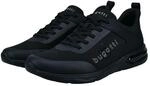 Sneaker BUGATTI, Herren, Gr. 40, schwarz, Lederimitat, Textil, Schuhe Sneaker,