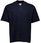 Poloshirt LINDBERGH "Poloshirt Oversize Fit", Herren, Gr. S, navy 424,...