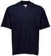 Poloshirt LINDBERGH "Poloshirt Oversize Fit", Herren, Gr. S, navy 424,...