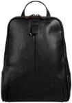 Samantha Look Cityrucksack echt Leder, Made in Italy