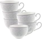 Villeroy & Boch Tasse "Cappuccinotassen Gray Pearl 310 ml 6er Set wei&szlig;"