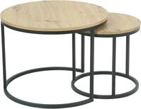HELA Couchtisch "LINDAU" Set, 2er Set, 2 Stk. tlg. 2er Set,Tischplatten