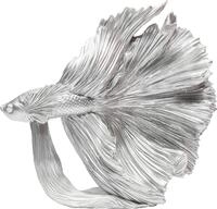 Kare Design Dekofigur "Betta Fish Silber Klein"