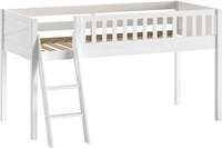 Vipack Hochbett "Scott" Made in Europe, m. Rollrost, LF 90x200 cm, Kiefer wei&szlig;