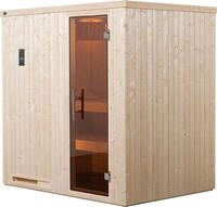 weka Sauna "Halmstad" Set, 7,5 kW-Ofen mit digitaler Steuerung
