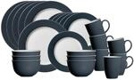 Geschirr-Set RITZENHOFF & BREKER "Kombiservice Doppio 24er Set", grau (anthrazit),