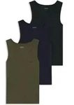 Tanktop BOSS "3P RibClassic BOSS ONE", Herren, Gr. M, open miscellaneous 976,