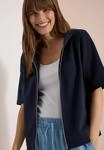 Cardigan CECIL, Damen, Gr. L (42), universal blau, Stoff, 49% Polyester, 45%