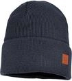 MAXIMO Beanie Strick, breiter Umschlag, gef&uuml;ttert, w&auml;rmend, weich, unifarben