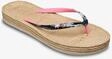 Sandale ROXY "South Beach", Damen, Gr. 10 (41), beige (schwarz, pink),...