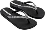 Zehentrenner IPANEMA "IPANEMA MESH X FEM", Damen, Gr. 37, schwarz, silber,...