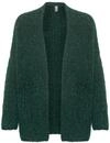 Strickjacke CULTURE "Strickjacke CUbrava", Damen, Gr. S/M, gr&uuml;n (botanical...
