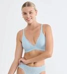 B&uuml;gelloser BH SLOGGI "ZERO Feel Bliss THE UP", Damen, Gr. S, N-Gr, blau (light