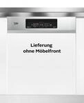 BEKO teilintegrierbarer Geschirrsp&uuml;ler "BDSN36462XP" 8,5 l 14 tlg. Ma&szlig;gedecke...