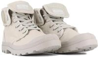 Schn&uuml;rboots PALLADIUM "BAGGY", Damen, Gr. 44,5, natural grau, Textil, Schuhe