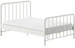 Vipack Metallbett "Bronxx, standfest gebaut, gradlinige Optik in zeitlosem Design" in