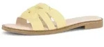 Pantolette GABOR "Pantolette", Damen, Gr. 37, gelb, Schuhe Pantolette