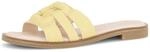 Pantolette GABOR "Pantolette", Damen, Gr. 37, gelb, Schuhe Pantolette