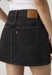 Levis Jeansrock "ICON SKIRT" mit Used-Effekten und ausgefransten Kanten