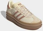 Plateausneaker ADIDAS ORIGINALS "GAZELLE BOLD W", Damen, Gr. 38, warm vanilla,...
