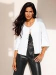 Strickjacke HEINE, Damen, Gr. 34, ecru, 50% Viskose, 25% Polyester, 25%...