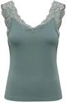 Spitzentop ONLY "ONLLUNI TANK TOP WITH LACE DETAIL CS JRS", Damen, Gr. XS,...