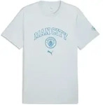 T-Shirt PUMA "Manchester City ftblCulture T-Shirt Herren", Herren, Gr. S, wei&szlig;...