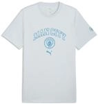 T-Shirt PUMA "Manchester City ftblCulture T-Shirt Herren", Herren, Gr. S, wei&szlig;...