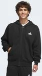 Kapuzensweatshirt ADIDAS SPORTSWEAR "M FEELCOZY FZ", Herren, Gr. M, schwarz,