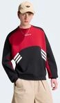Sweatshirt ADIDAS ORIGINALS "MUC CRW", Herren, Gr. L, schwarz, team victory rot,