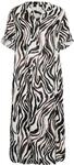 Midikleid CREAM "Kleid CRBellis", Damen, Gr. L-XL, N-Gr, schwarz (schwarz, wei&szlig;