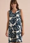 Cecil Jerseykleid "Style Lea" Allover-Print, Sommerkleid, V-Ausschnitt, lockere