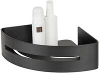 WENKO Eckregal "Turbo-Loc Modell Bivio" aus Aluminium f&uuml;r Shampoo, rostfrei,