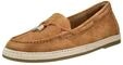 Slipper GABOR "Gabor Slipper Leder", Damen, Gr. 38, hellbraun, Leder, Schuhe Slipper