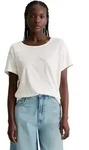 T-Shirt MARC O'POLO DENIM "aus Organic Cotton", Damen, Gr. XXS, wei&szlig; (silky...