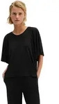 T-Shirt MARC O'POLO "aus LENZINGTM ECOVEROTM", Damen, Gr. XS, schwarz,...