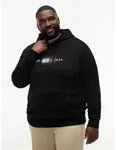 Hoodie "BT-SCRIPT FLAG", Herren, Gr. 3XL, schwarz, Sweatware, Obermaterial: 100%