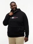 Hoodie "BT-SCRIPT FLAG", Herren, Gr. 3XL, schwarz, Sweatware, Obermaterial: 100%