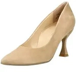 Pumps PAUL GREEN "Paul Green Pumps Veloursleder", Damen, Gr. 39, beige,...