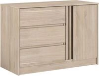 Kombikommode PARISOT "Parisot, Escale 5", braun (japanische eiche nachbildung),