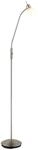 NOWA Stehlampe "MALTE", nickelfarben matt, 1, H: 150cm, 1 Stk., Leuchten,...