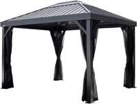 Sojag Pavillon "Kiruna 1012 Anthrazit" 299,3x364,3x297,6cm