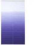 Plissee LIEDECO "Farbverlauf" Gr. 3, blau, B:75cm H:130cm, Obermaterial: 100%