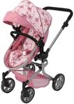 Kombi-Puppenwagen CHIC2000 "Mika", rosa (flowers rosa), Puppenwagen,...