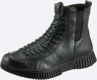 Stiefelette GEMINI, Damen, Gr. 36, moos, Glattleder, Schuhe Stiefelette